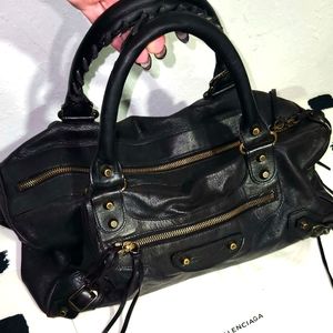 💥SOLD!!💥Authentic Balenciaga Motocross bag- Rare Black/Purple Color